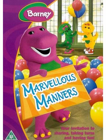 Pre Play Barney - Marvellous Manners [DVD]